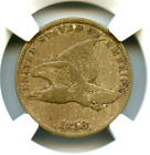 1858 Small Letters Flying Eagle Cent, NGC VF20