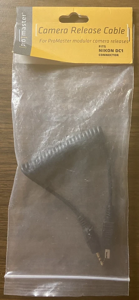 Promaster Camera Release Cable for use with Nikon DC1 - NEW - Image 1 of 4