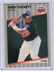 1989 Fleer #124 Kirby Puckett Twins - 470 - Picture 1 of 2