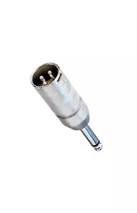 ¡NUEVO! Profesional ProCraft PC-TE007 1/4" Mono TS Enchufe a XLR Macho Adaptador de 3 Pines - Imagen 1 de 1