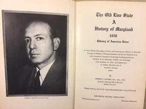 The Old Line State A History of Maryland 1956 by Morris Radoff 3 Volumes - Bild 1 von 12