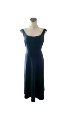 Lauren Ralph Lauren Navy Off Shoulder Dress - US S - - Image 1 of 4