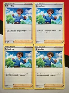 Schoolboy Trainer 238/264 Fusion Strike x4 Pokemon Playset 4x PACK FRESH - Picture 1 of 1