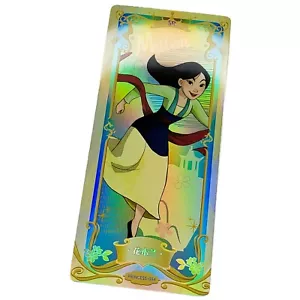 Mulan Disney Principesse Fantasy Trading Card Camon numero 34 Foil Cina fiaba - Foto 1 di 4