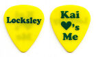 Locksley Kai Kennedy Yellow Tour Guitar Pick