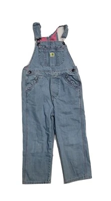 Mono vaquero John Deere para niñas 5 algodón azul  Foto 1 de 3