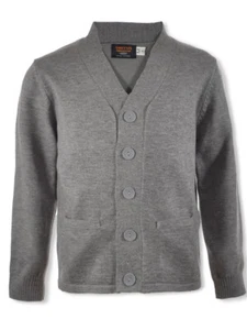 Smith's American Boys' V-Neck Cardigan Color: burgundy Size: 4t - Picture 1 of 21