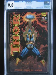 Thor #1 Dynamic Forces Editon CGC 9.8 WP Marvel Comics 1998 1° App Jake Olson - Foto 1 di 5