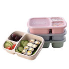 3 Grids Separate Bento Box Portable Food  Storage Lunchbox Students Lunch Bag