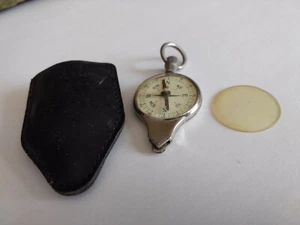 Vintage German Map Measure & Magnetic Compass w/ Leather Case - Picture 1 of 6