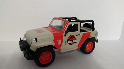 Jurassic Park Jeep Wrangler escala 1:16 camión de juguete vehículo película de dinosaurios 2014 Foto 1 de 4