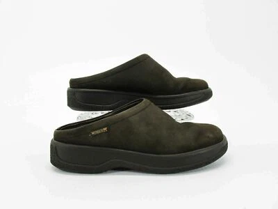 Zapato Mujer Mephisto Air Jet Talla 7M Marrón Zueco Mula Plano Usado qp Foto 1 de 4