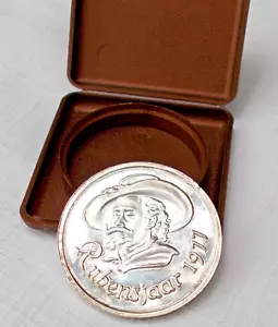 Rubens Belgien Silbermünze Medaille 25 gr Rubens Antwerpen Feier 1977 - Bild 1 von 9
