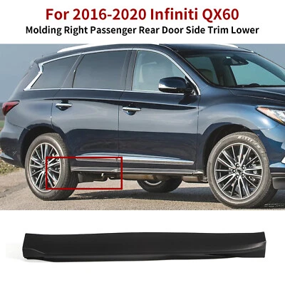 Moldura inferior de la puerta trasera del pasajero derecho para Infiniti QX60 2016-2020 Foto 1 de 4