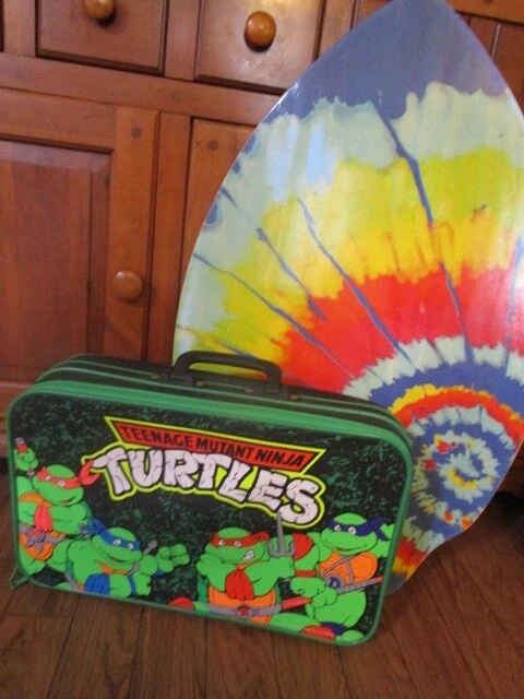 Maleta de viaje de colección Teenage Mutant Ninja Turtle único dueño 1989 TMNT Foto 1 de 4