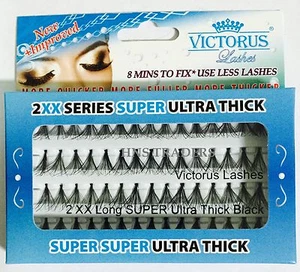 Victorus 2XX Super Ultra Spesso Nero Lungo Ciglia Qualità Premium - Picture 1 of 1