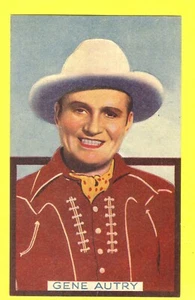 ¡TARJETA DE COLECCIÓN DE VAQUERO CANTANTE GENE OTRO! Películas de música country western  - Imagen 1 de 2