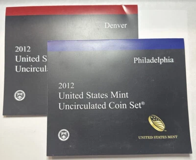 2012 US Mint Uncirculated Coin Sets P & D 28 Coins in OGP. Key Date!!! - Image 1 of 4