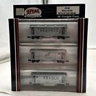 N SCALE ATLAS SPECIAL EDITION BN FALLEN FLAGS COVERED HOPPER FREIGHT 3 PACK 5740