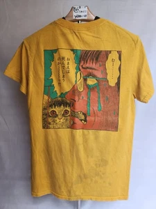 Junji Itos Cat Diary Yon & Mu S TShirt size Small Thrashed Horror Manga Kodansha - Picture 1 of 9