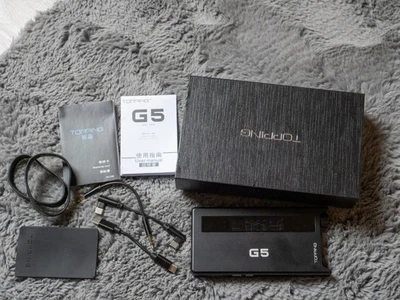 Topping G5 Tragbarer DAC-Kopfhörerverstärker Schwarz mit OVP USB-C Bluetooth  - Bild 1 von 4