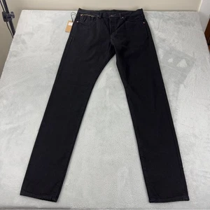 Edwin NWT Men's Sz 33x34 Akita Slim Tapered (AKT32) 13.5oz Rinsed Black Selvedge - Picture 1 of 15