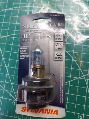 Sylvania Silverstar H13 9008 High Performance Headlight Bulb - Image 1 of 3