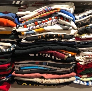PACK DE 3 CAMISETAS VINTAGE Mystery para hombre años 90 talla Y2K grande envío rápido - Imagen 1 de 13