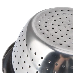 Silver 18cm Vegetable Washing Basket Rustproof Stainless Steel Colander For DW - Picture 1 of 12