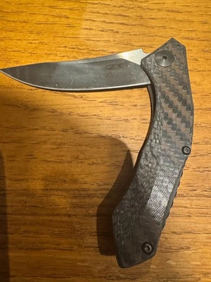 Zero Tolerance Sinkevich 0460 Flipper Knife CF/Ti Handle S35VN Blade - NEW - Image 1 of 4