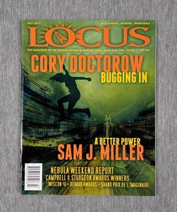 Locus Magazine 678 2017 July Cory Doctorow Sam J Miller - Picture 1 of 5