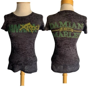 Damian Jr. Gong Marley offizielles Damen-T-Shirt "Welcome To Jamrock" Burnout Small - Bild 1 von 6