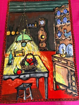 Torchon ancien 1970  Vony intérieur de maison - Photo 1/4