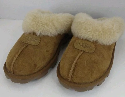 Zapatillas suaves UGG Coquette S/N 5125 gamuza castaño para mujer talla 10 EE. UU.  Foto 1 de 4