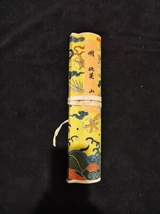 Dragon pattern scroll painting, Ming Qiu Ying landscape painting - Picture 1 of 8