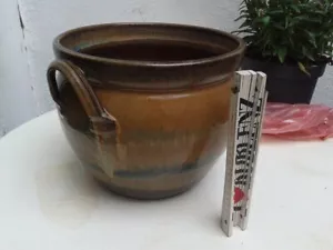 grosser Keramik Blumentopf Handarbeit signiert "Rudi Stahl" Modell 107/30 -L421 - Bild 1 von 13