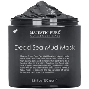 Majestic Pure Dead Sea Mud Mask Face & Body 8.8 fl oz Made in USA Brand New - Picture 1 of 1