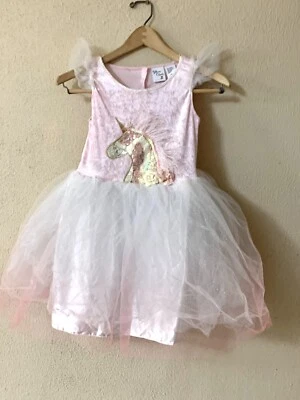 Unicorn Dress 7/8 Ballerina Tutu Pincess Costume Halloween Gillians Closet - Image 1 of 4
