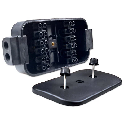 IMPULSE INNOVATION Verteilerdose Kabel Anhänger Leitung Dose 12 Polig 6x4 Verteiler Box Kasten