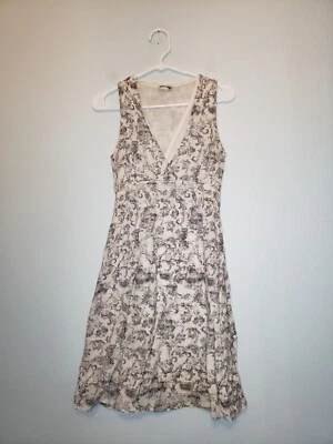 Mini Vestido Converse One Star Para Mujer S Gris 100% Algodón Floral Sin Mangas Patinador Foto 1 de 4