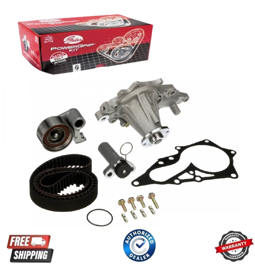 Kit de correa de distribución de motor Gates TCKWP215 OEM con bomba de agua para 98-05 GS300 IS300 Foto 1 de 1