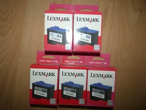 LEXMARK N° 88 Lot 5 Cartouches Jet d'encre COULEUR d'origine Color NEUF 18L0000E - Photo 1/1