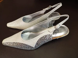 Flash Sale, Floral Women's Wide Width Slingback Dress Shoes *** Read Description - Picture 1 of 16