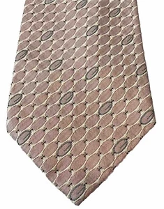 Authentic GUCCI Vintage Tie Necktie Logo Pattern Silk Pink - Picture 1 of 5