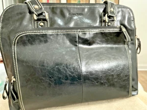 Samsonite, never used, patent leather, computer bag, work travel, briefcase. - Picture 1 of 3
