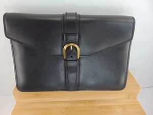 NEW - NEVER USED Bally Gully Men's  BLACK Leather Clutch Bag MSRP $990 .00 MSRP - Picture 1 of 9