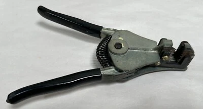 Herramienta de electricistas pelacables mecánica automática artesanal de colección (A7) Foto 1 de 4