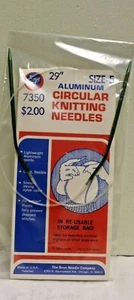 Boye Anodized Aluminum Circular Knitting Needles Size US 5 Length 29 inch - Picture 1 of 5