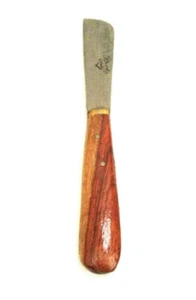 Thai Kitchen Knife Vintage Betel Nut Slicer Cultery Wood Handle Aranyix Cutter - Picture 1 of 8