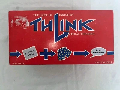 Vintage 1995 "Thlink" Lateral Thinking Game Original - Image 1 of 4